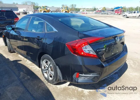 2017 Honda Civic Lx from USA, damaged, VIN 19XFC2F66HE054754